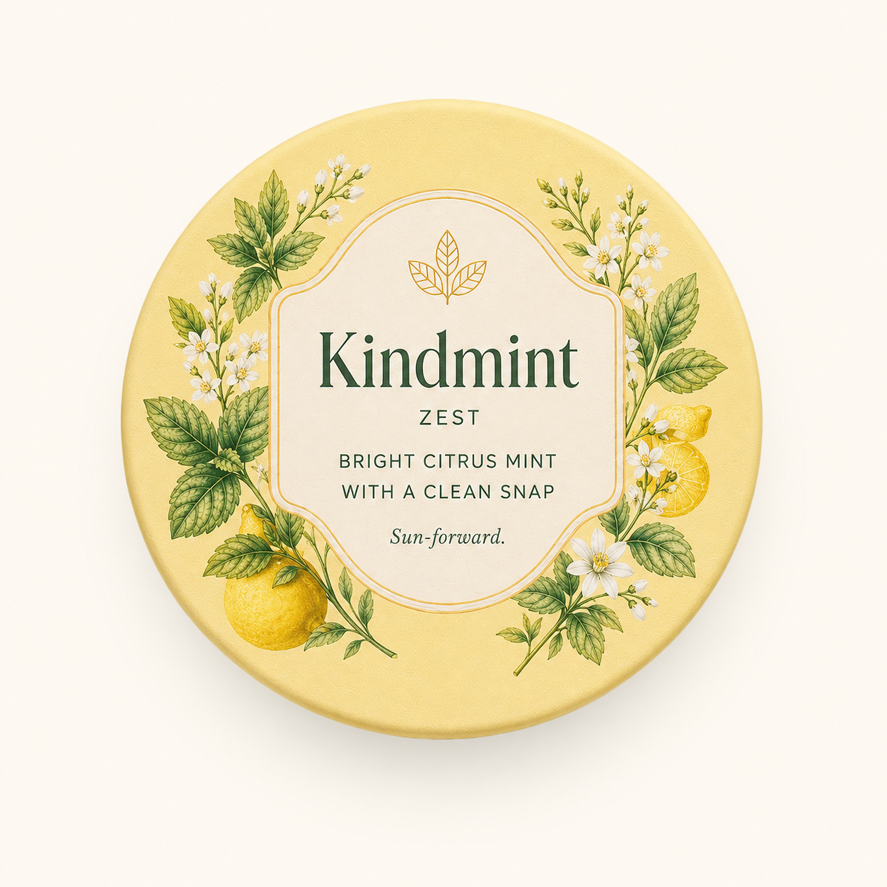 Kindmint Zest tin